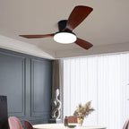 Vanelum Scandi 52" Solid Wood Ceiling Fan Light
