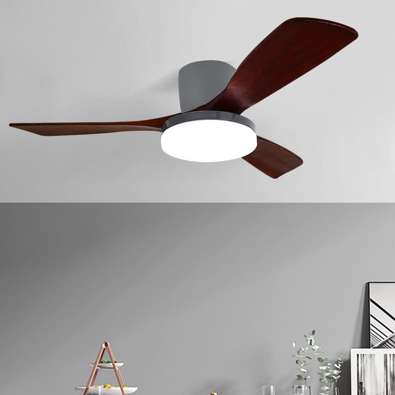 Vanelum Scandi 52" Solid Wood Ceiling Fan Light