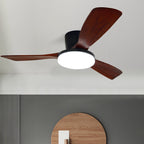 Vanelum Scandi 52" Solid Wood Ceiling Fan Light